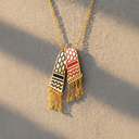 Qamar Keffiyeh Necklace