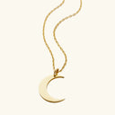Qamar Nurani Crescent Necklace