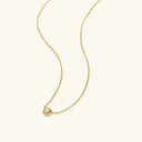 Qamar Lumé Bezel Necklace