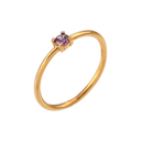 Petite Birth Gem Ring