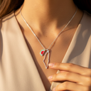 Qamar Palestine Charm Necklace