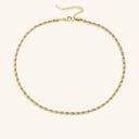 Bianca Rope Chain Gold Necklace