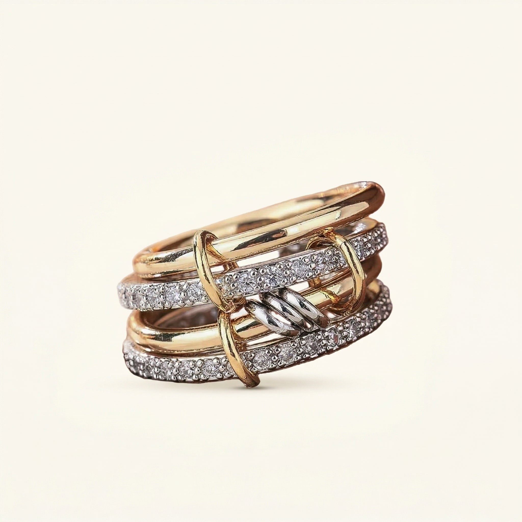 Qamar Sabr Stack Ring
