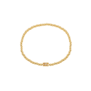Gold Bead Gem Bracelet