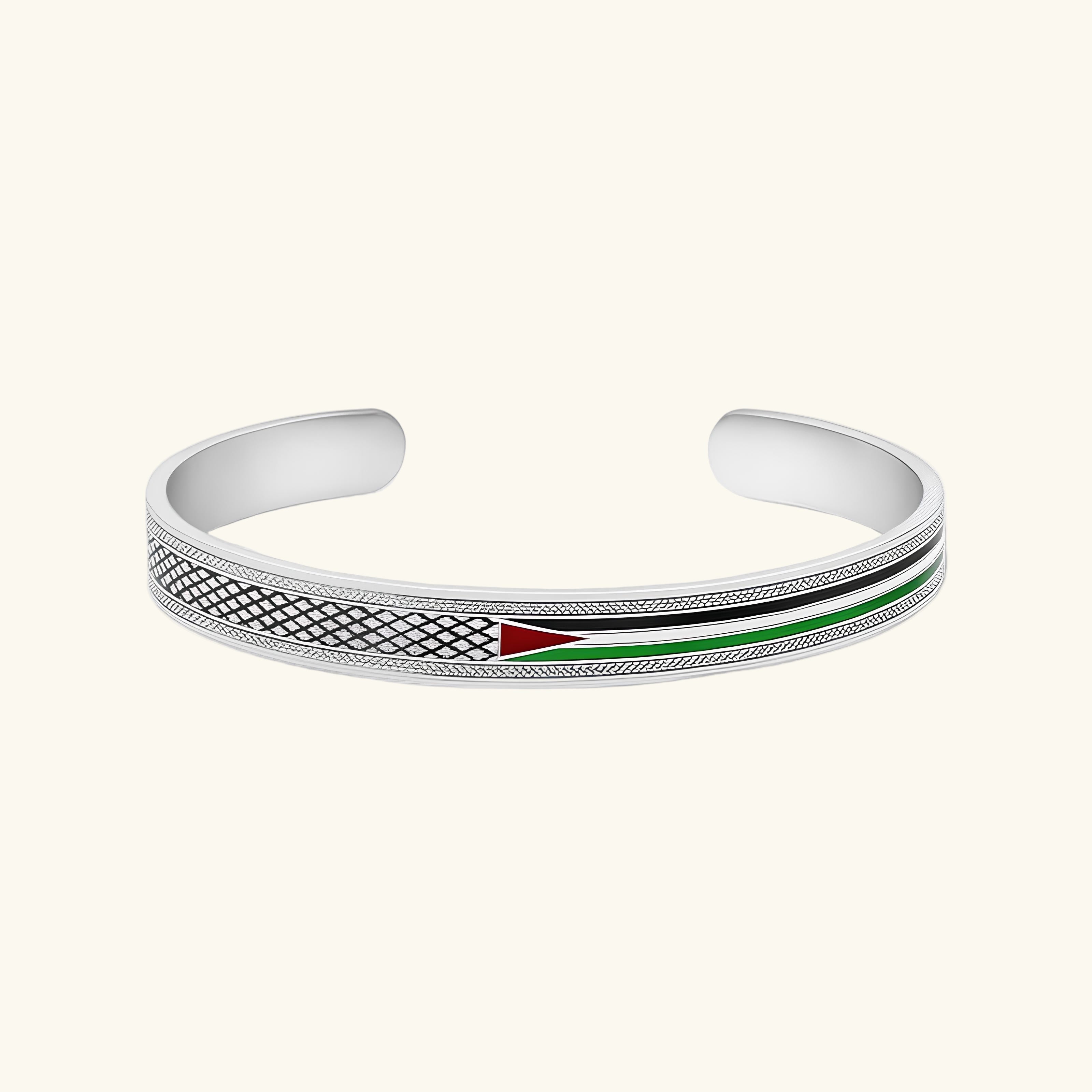 Qamar Palestine Heritage Cuff