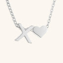 Ria Initial Letter Gold Necklace