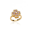 Qamar Aisha Clover Ring