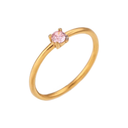 Petite Birth Gem Ring