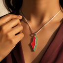 Qamar Palestine Watermelon Necklace
