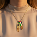 Qamar Keffiyeh Necklace