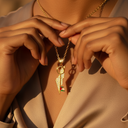 Qamar Palestine Key Necklace