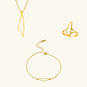 18K Gold Palestine Map Bundle