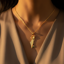 Qamar Palestine Key Necklace