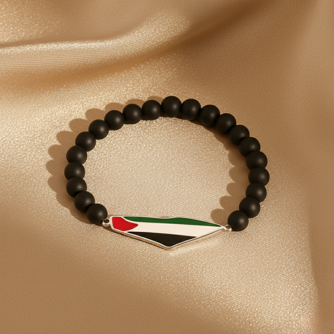 Qamar Palestine Bead Bracelet