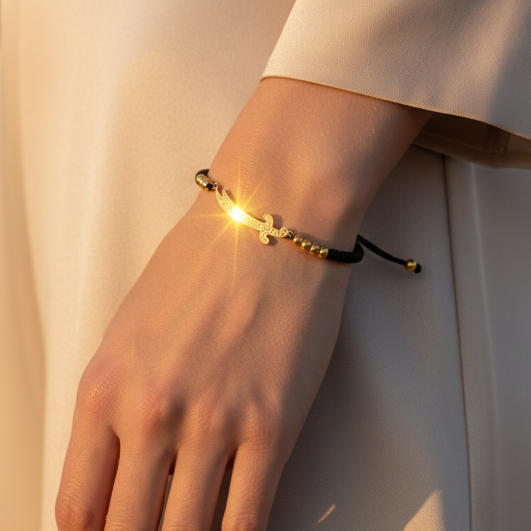 Qamar Sacred Blade Charm Bracelet