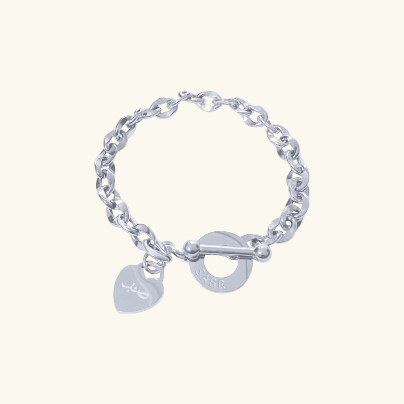 Qamar Sabr Heart Bracelet