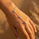 Lunette Heart Path Hand Chain
