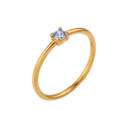 Petite Birth Gem Ring