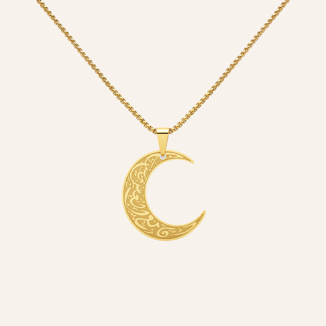 Qamar Celestia Crescent Necklace