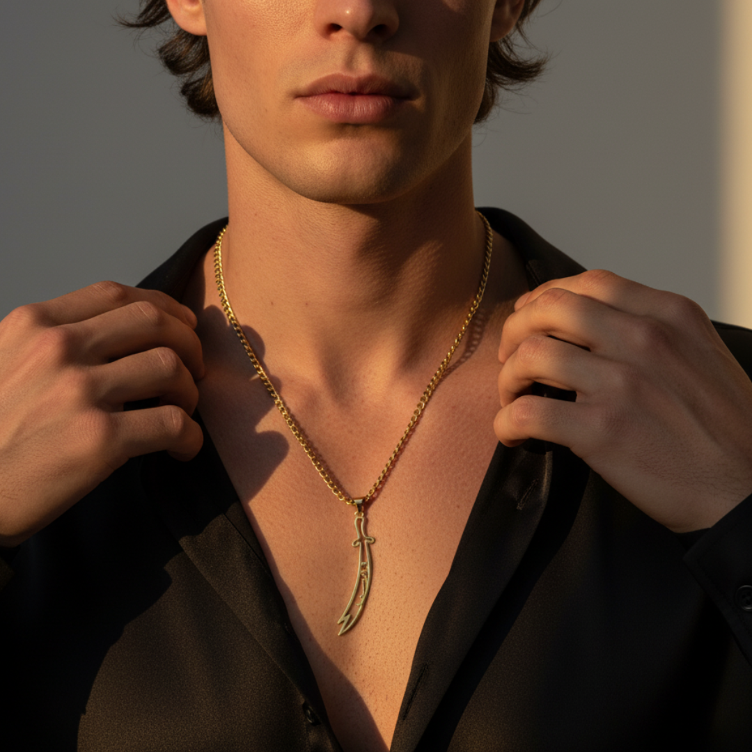 Qamar Lion's Blade Necklace