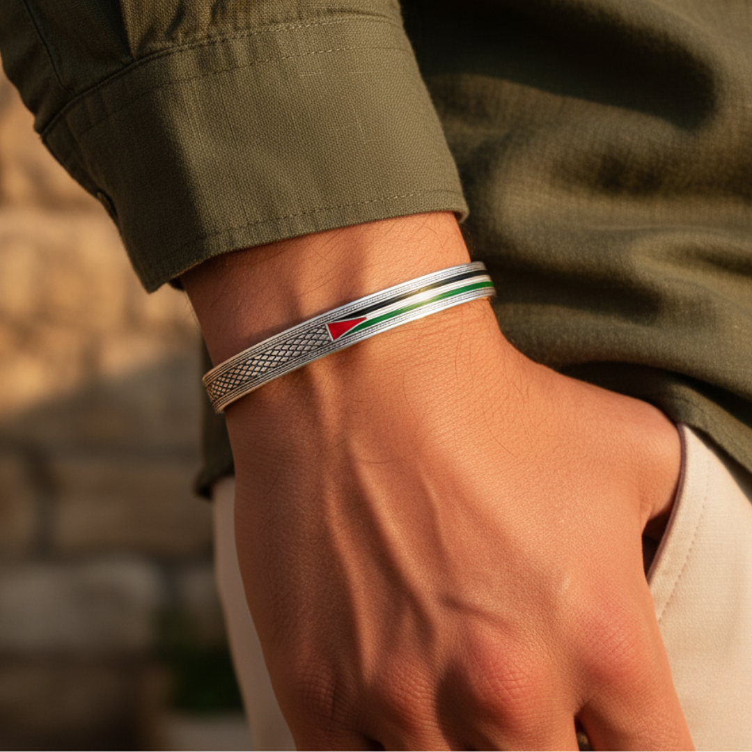 Qamar Palestine Heritage Cuff