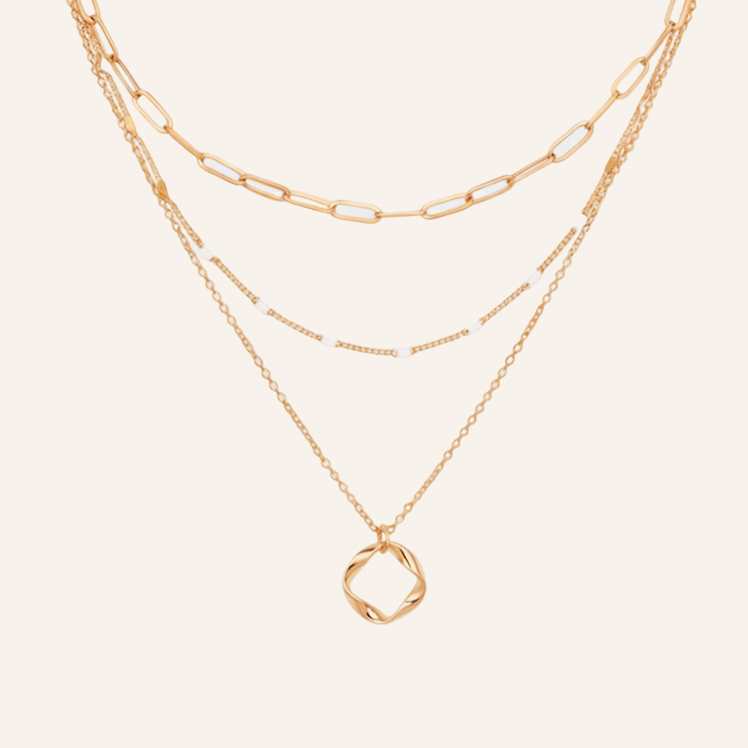 Qamar Aurora Layers Necklace