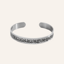 Qamar Faith Script Cuff Bracelet
