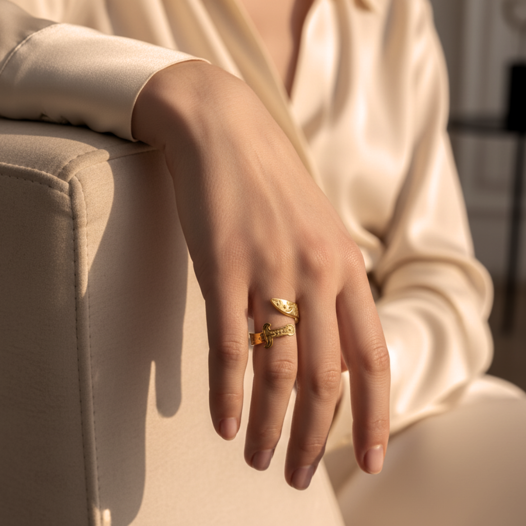 Qamar Ruhani Blade Ring