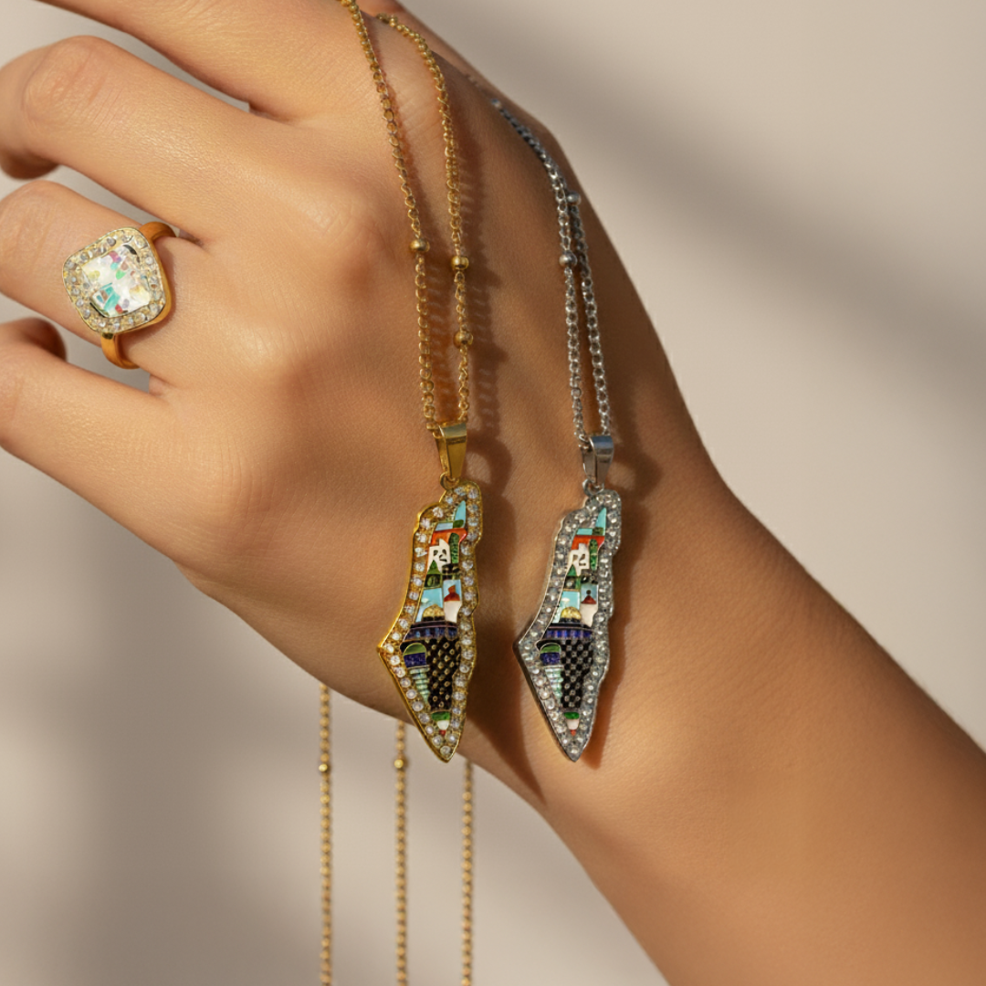 Qamar Palestine Heritage Necklace