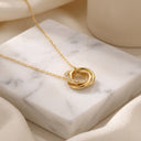 Bound Rings Necklace