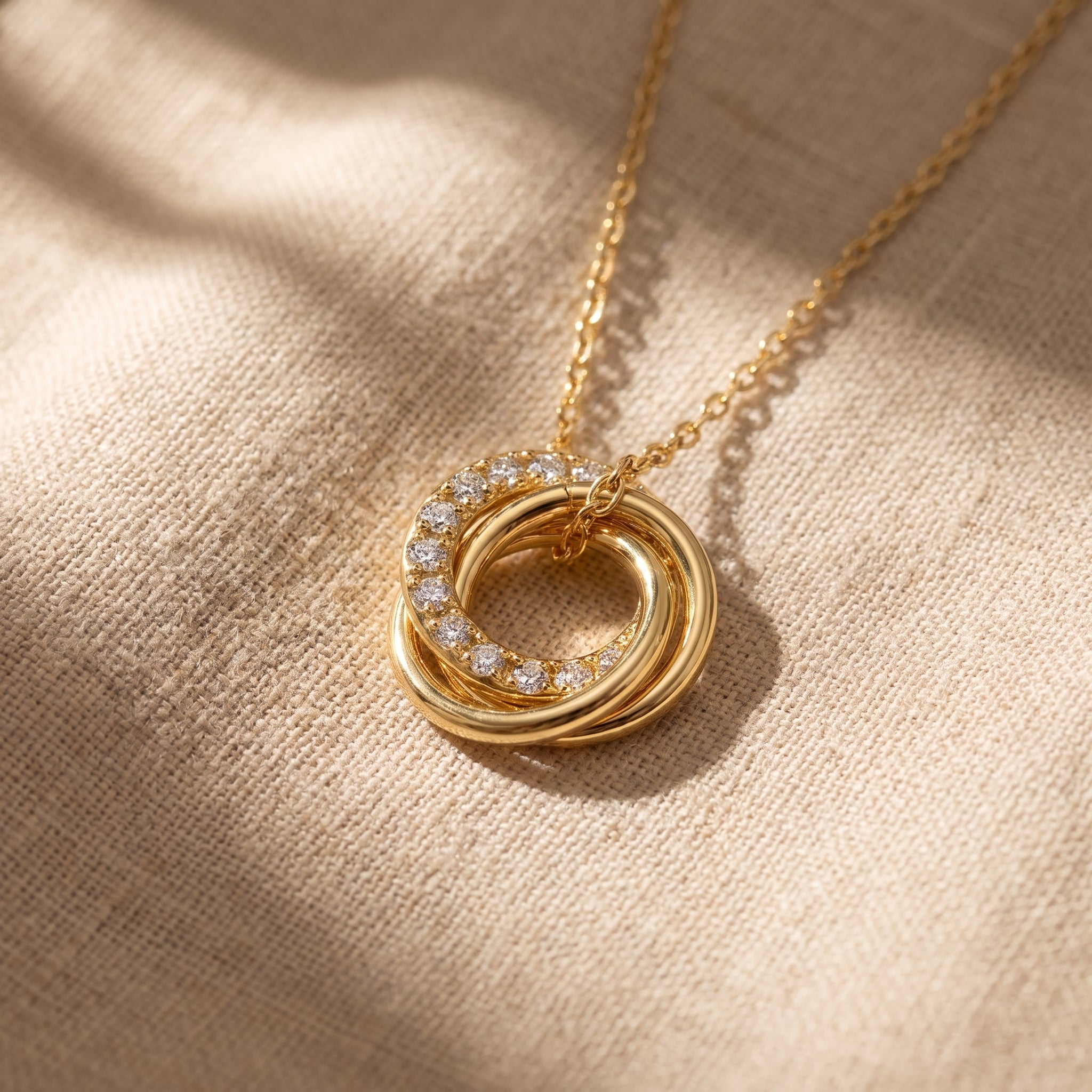 Bound Rings Necklace