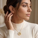 Bound Rings Necklace