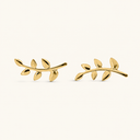 Qamar Sakinah Leaf Earrings