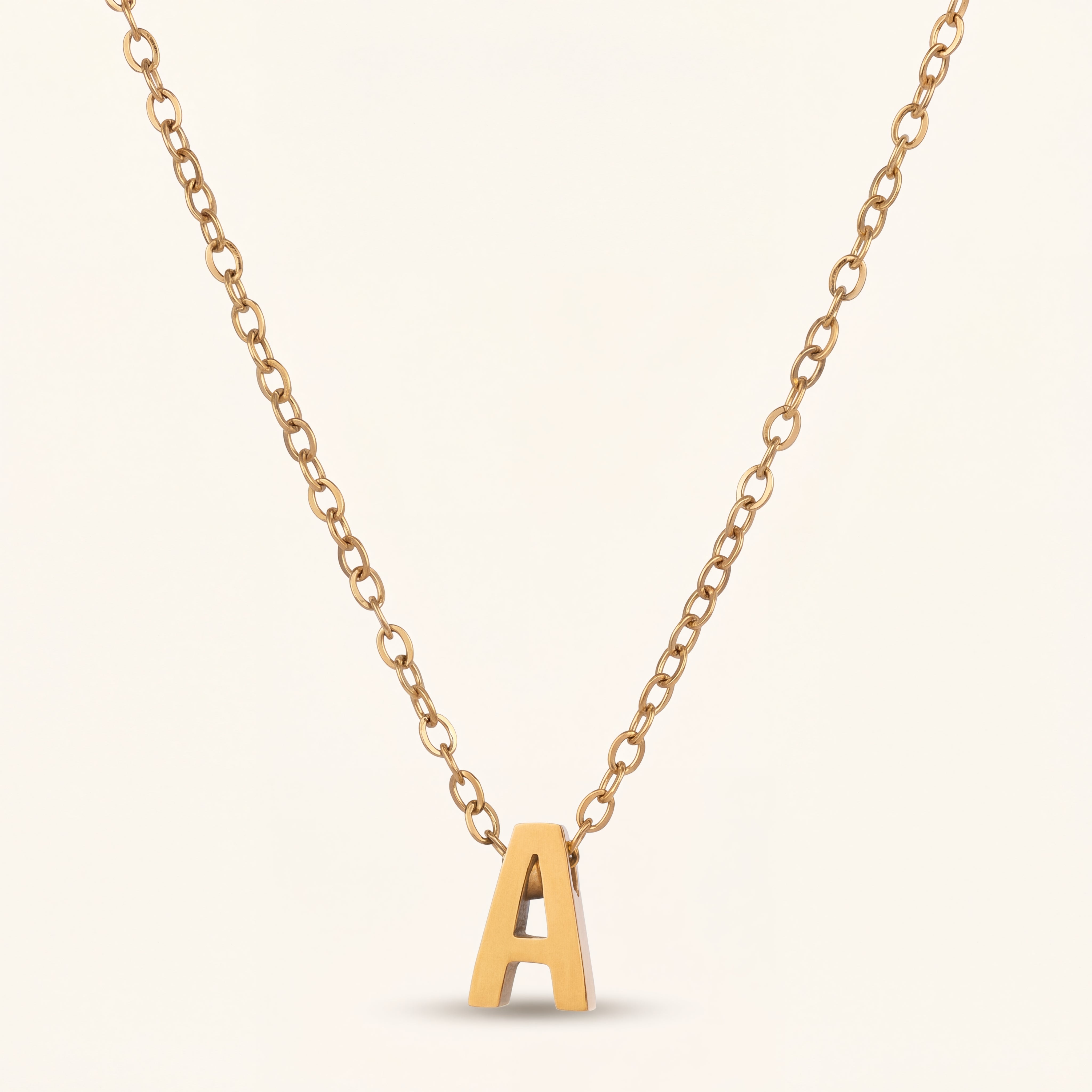 Delicate Initial Charm Necklace