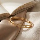 Sofia Crystal & Gold Bangle