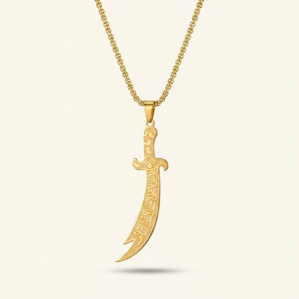 Qamar Lion's Blade Necklace