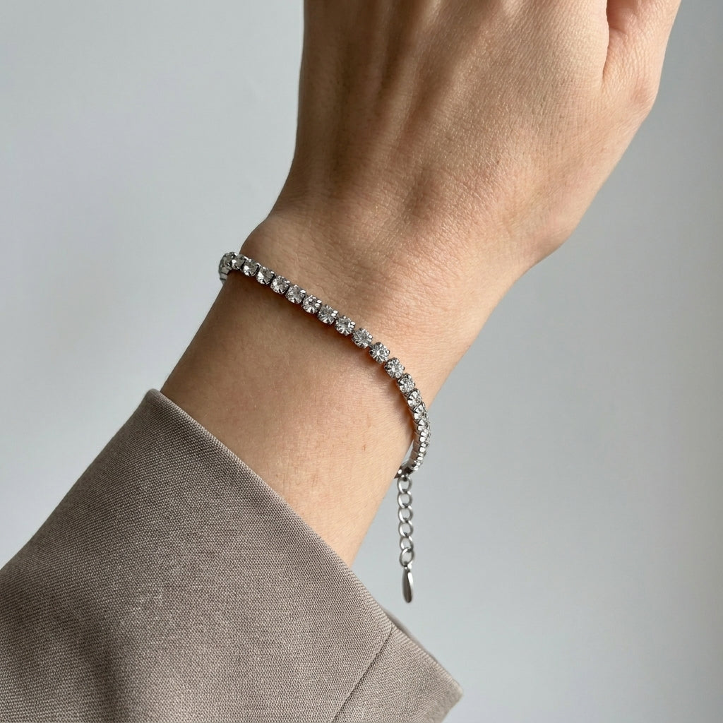 Crystal Tennis Bracelet