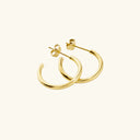 Qamar Hoop Aura Earrings