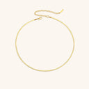 Elizabeth Gold Herringbone Necklace