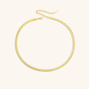 Elizabeth Gold Herringbone Necklace