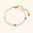Moonstone & Pearl Bead Bracelet