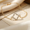Luxe Crystal Clover Bracelet