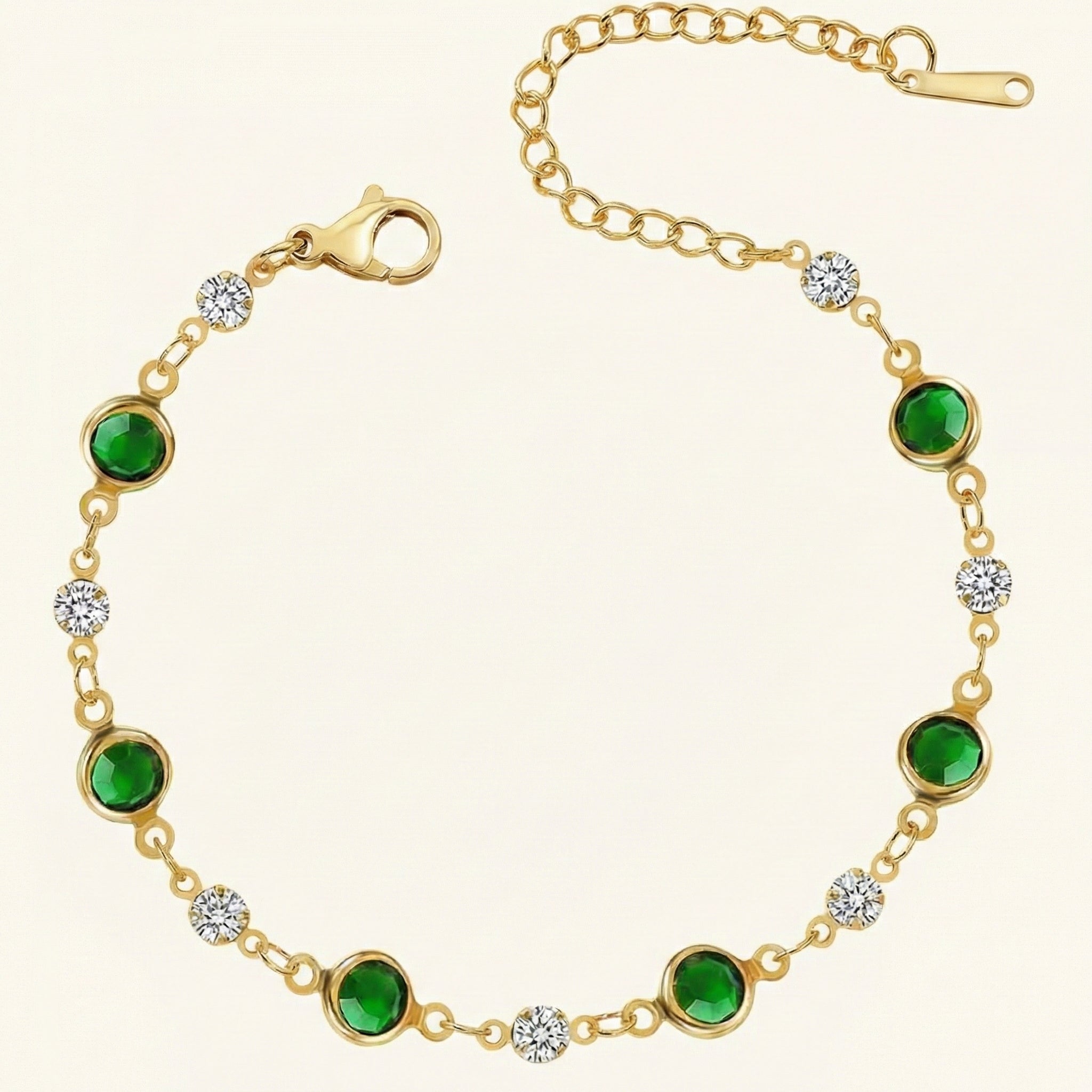 Arizona Green Stone Bracelet