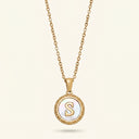 Pearl Clover Initial Bracelet