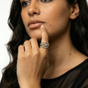 Qamar Sabr Stack Ring