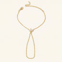 Flora Gold Hand Chain
