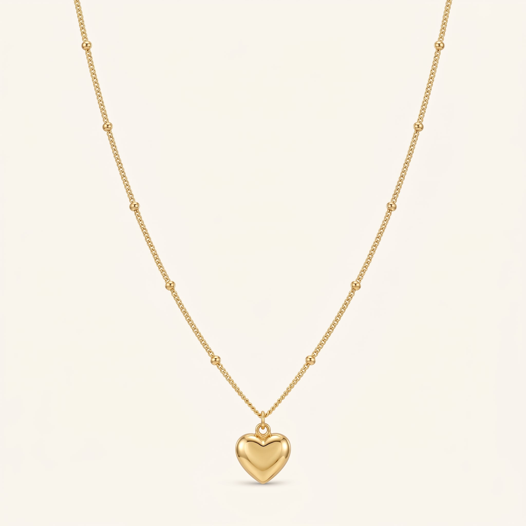 Dainty Heart Charm Necklace