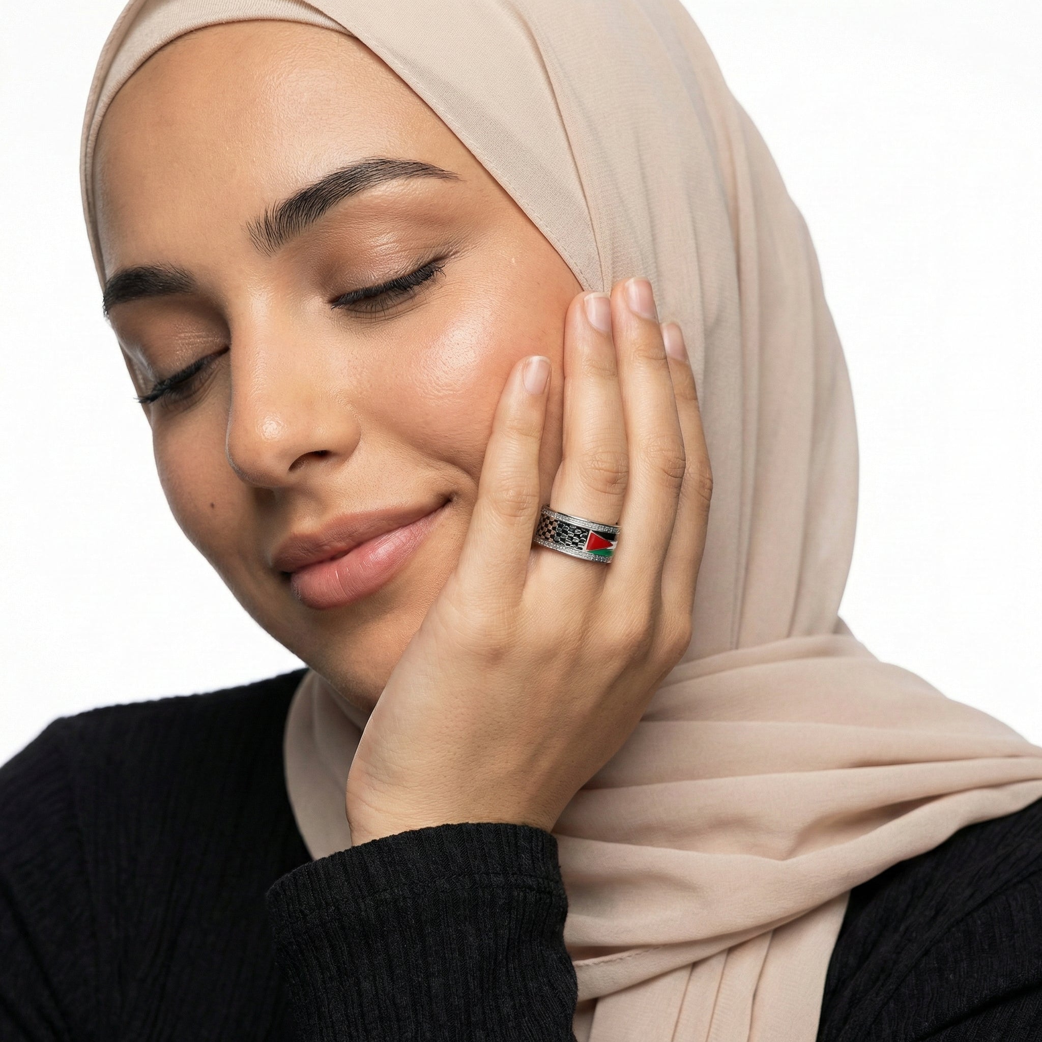 Qamar Palestine Heritage Ring