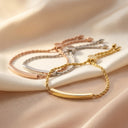 Adjustable Bar Chain Bracelet