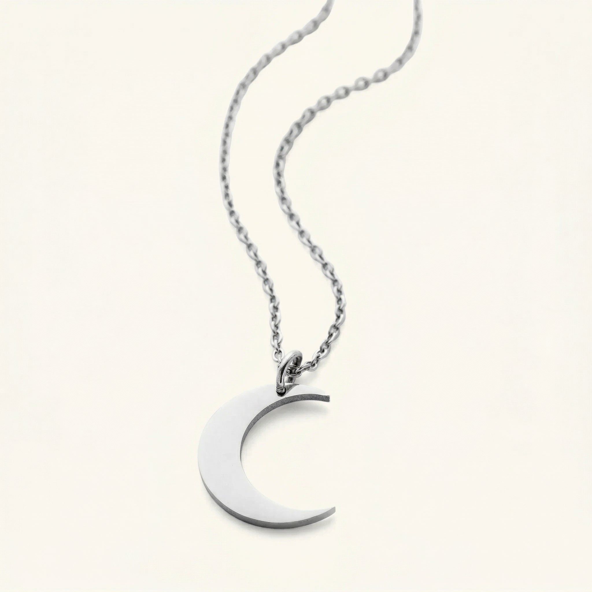 Qamar Nurani Crescent Necklace